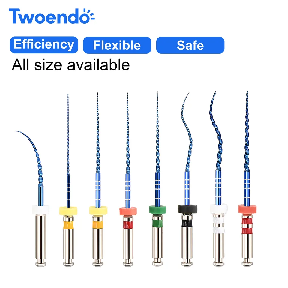 Lima de conducto radicular Dental, limas rotativas Endo, limas endodónticas, instrumento de odontología de níquel Titainium de 25mm · TwoEndo Dental Care Store